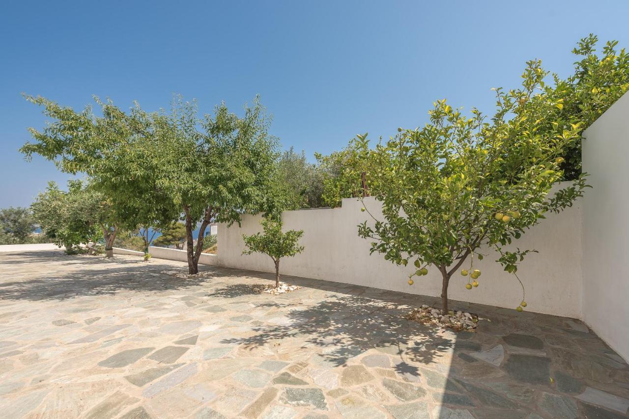 Villa Luna Private Heated Hydro Pool Bbq Beach 4Min Agia Marina Mikrolimanou Exterior foto